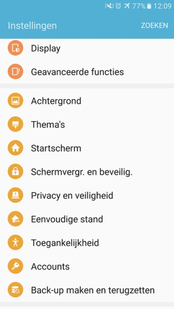 webzaken handleiding android