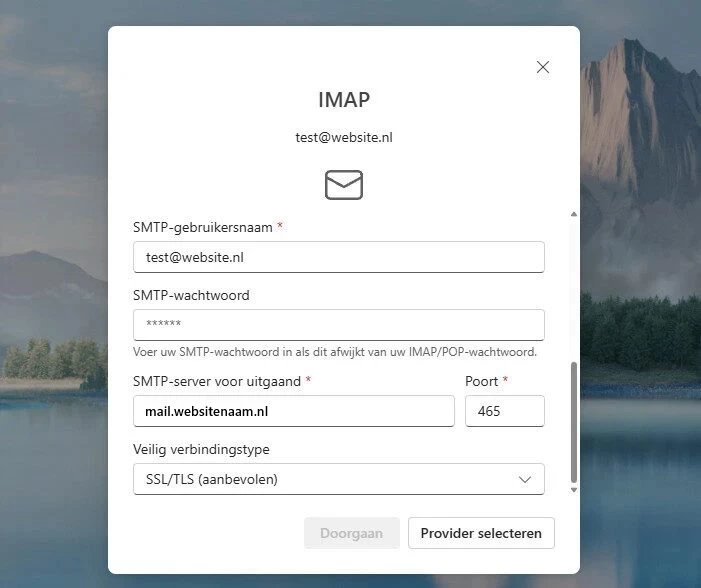 wachtwoord en poort 22a